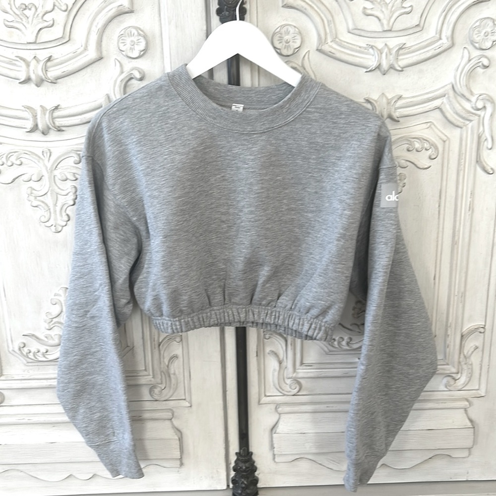 Alo Devotion Sweatshirt Gray Small